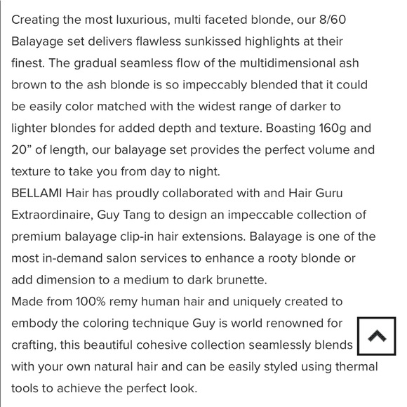 BELLAMI Guy Tang Balayage 160g 20” #8/ #60 IN BOX - Picture 10 of 14